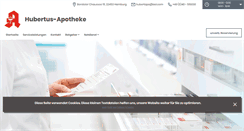 Desktop Screenshot of hubertus-apotheke-hh.de